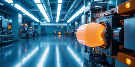 Kyocera品牌标识，日本京瓷株式会社品牌，橙色背景，白色字母标识，精密陶瓷和电子元件制造商