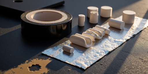 Murata品牌标识，日本村田制作所品牌，红色背景，白色字母标识，陶瓷电容器制造商